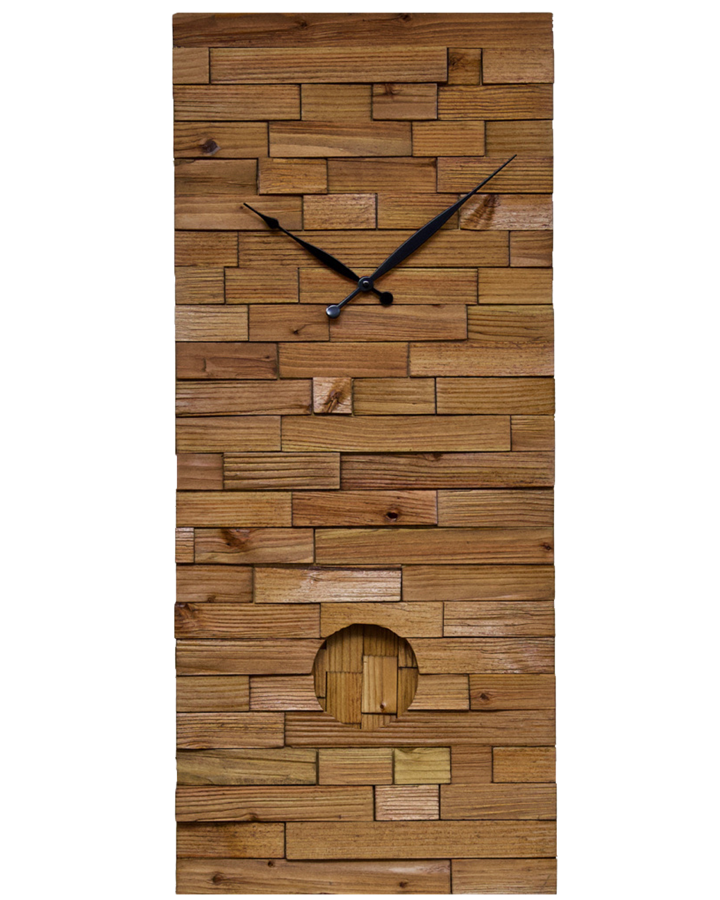 Split Wood Pendulum Clock Art - Sam 0003 — Korzen Designs
